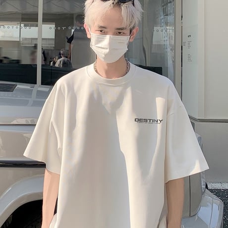 New！バックプリントTシャツ 白