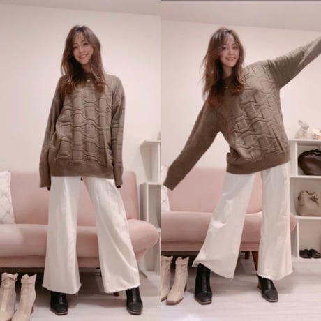 (新作)men'sシンプルデザインニット