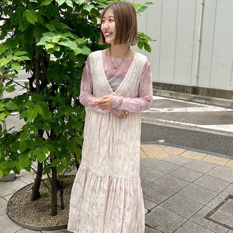 NEW！タイダイ柄シースルートップス