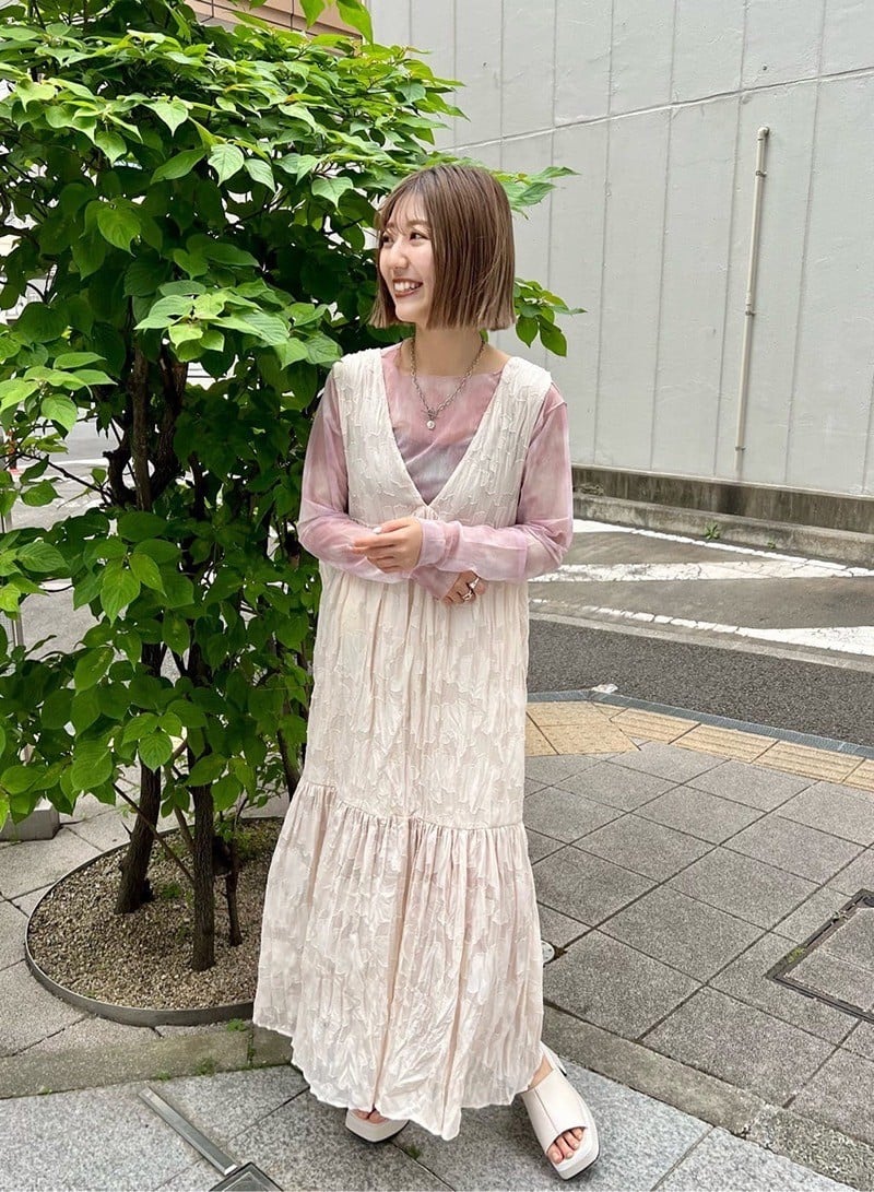 NEW！タイダイ柄シースルートップス | CLAIREEL