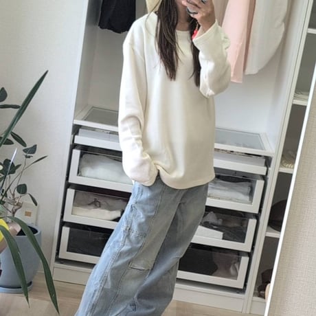 春夏NEW！リブサマートップス
