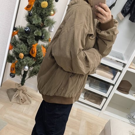 NEW！コーデュロイブルゾン　ベージュ