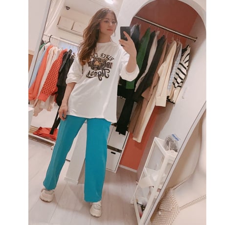 五黄の虎ロングTシャツ
