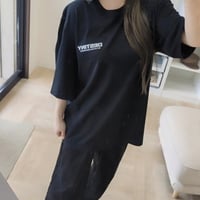 New！バックプリントTシャツ 黒