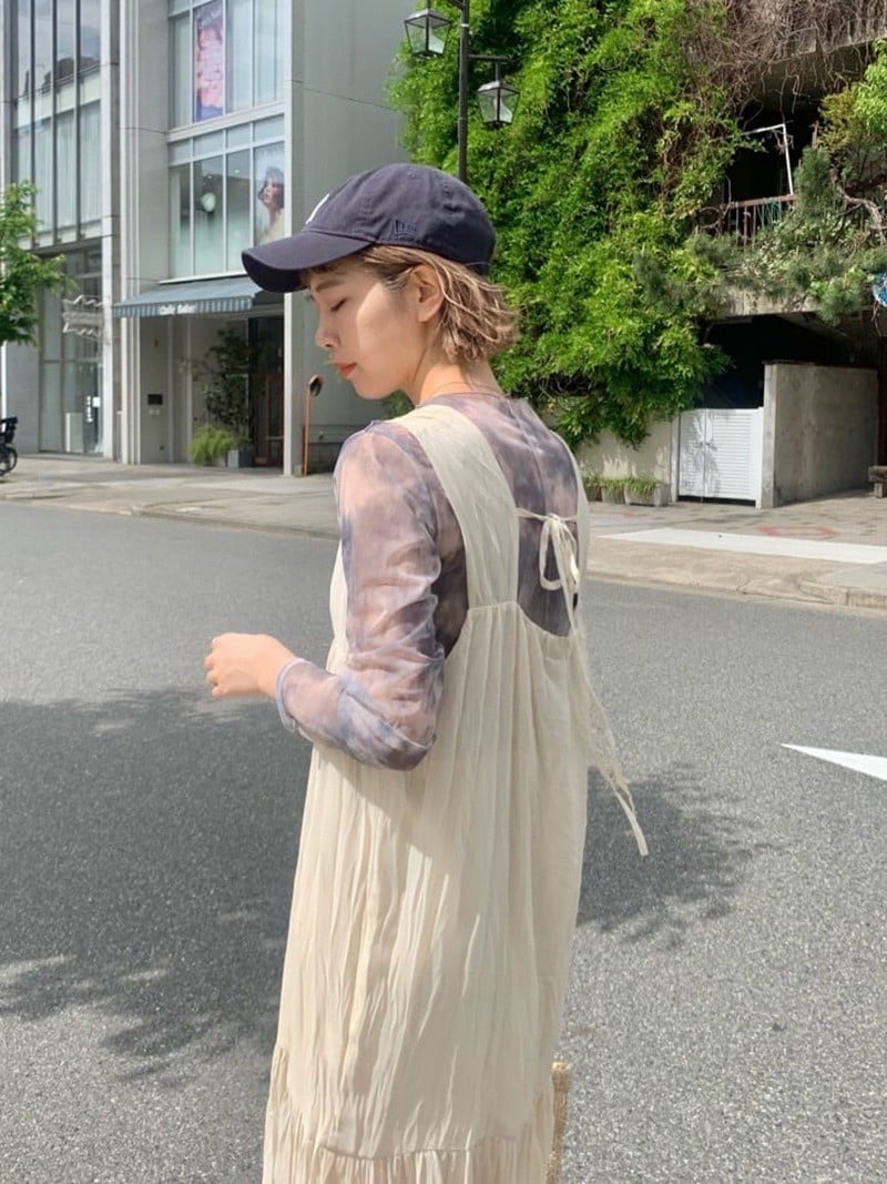 NEW！タイダイ柄シースルートップス | CLAIREEL