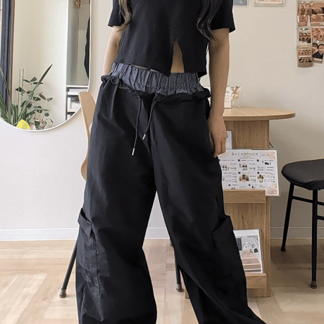 NEW！レイヤード風カーゴパンツ