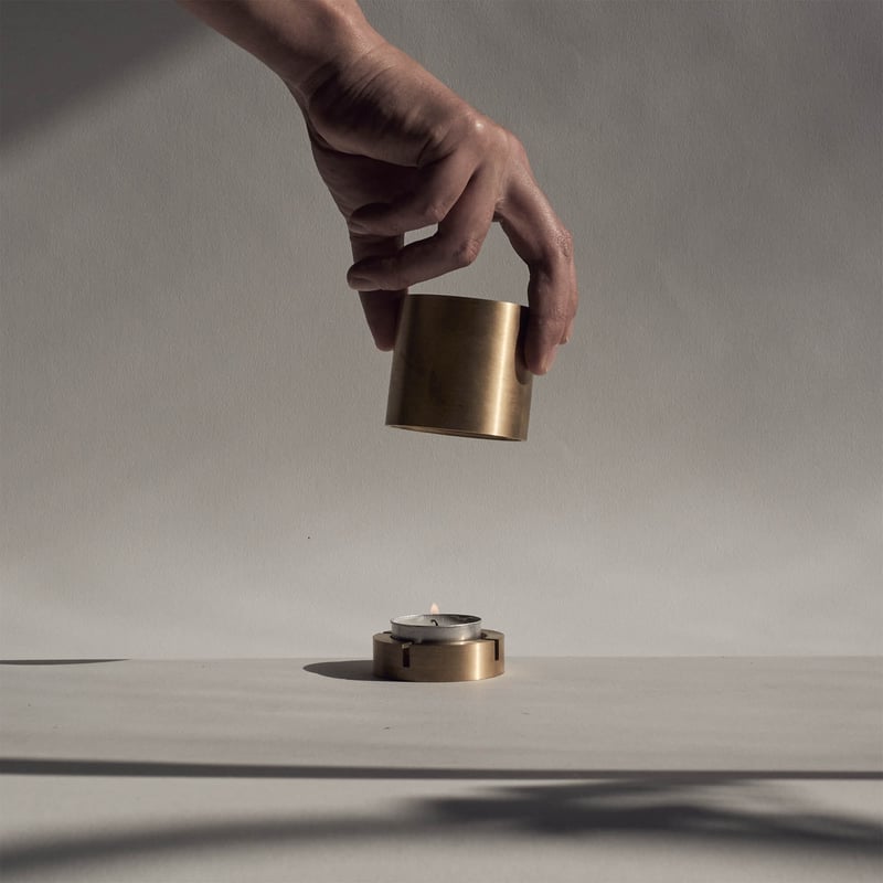 真鍮のアロマオイルバーナー | OBJJP ARCHITECTS