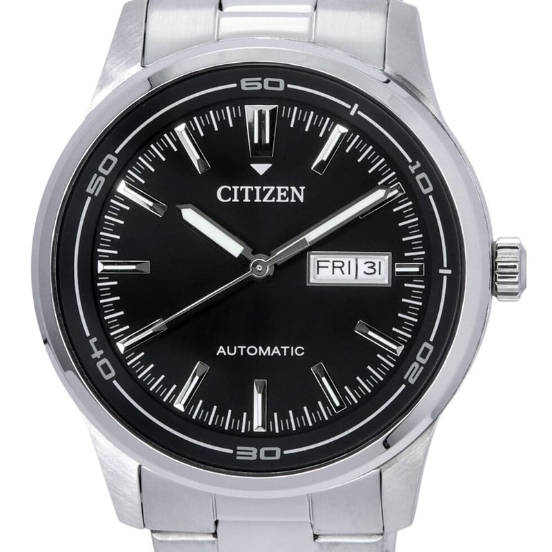 送料無料】CITIZEN メンズ腕時計 海外モデル ブラックダイヤル オートマチック NH8...