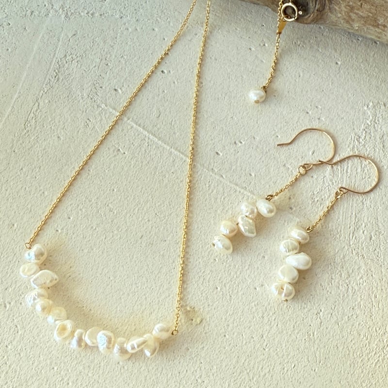 14kgfchain Pearl pierce | REGUNE