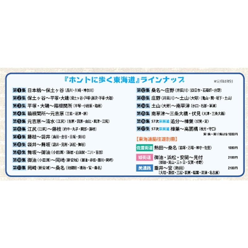 ホントに歩く東海道 第1〜15集 ホントに歩く東海道 新訂 第15集南草津～三条大橋/伏見 | 風人社