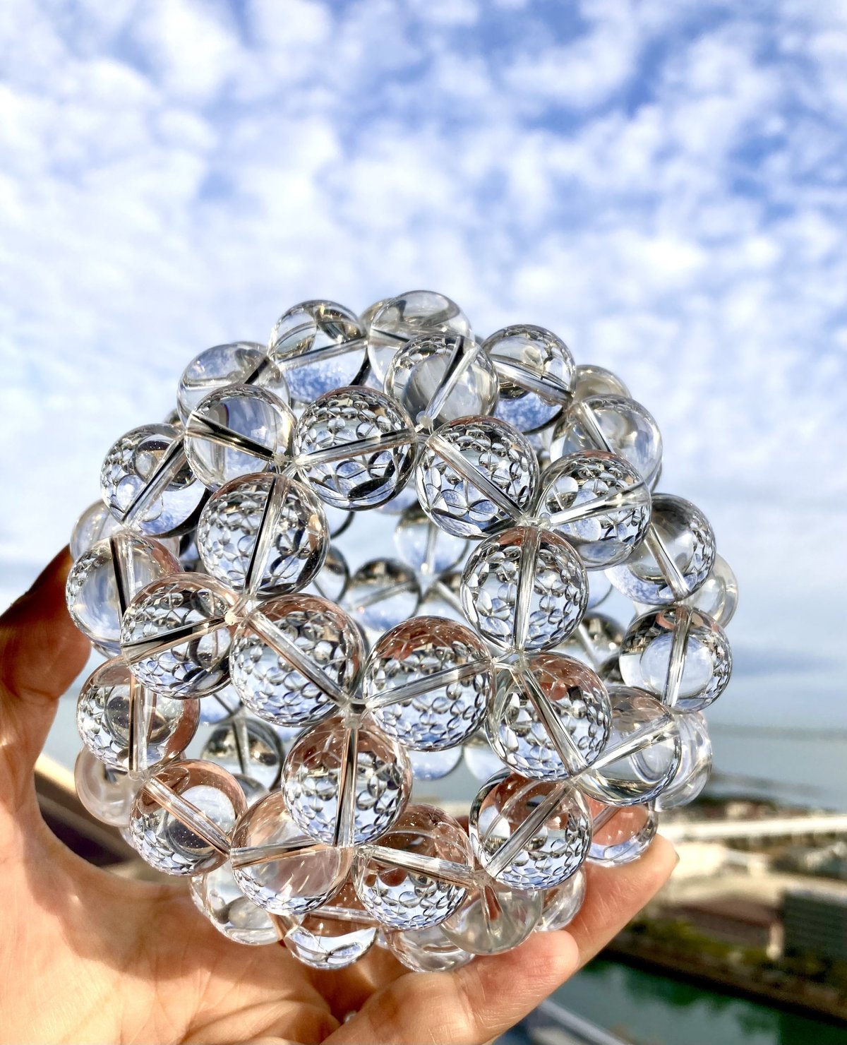 フラーレン　プロテクション　水晶4種類Aタイプ フラーレンプロテクション お試し | floweressence&fullerene- IYASU