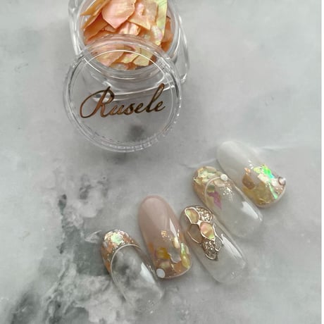 Milky Color Shell -peach-