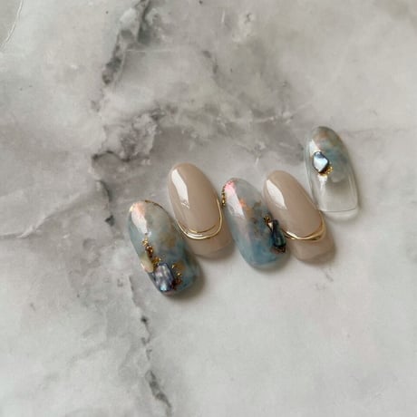 Jewelry Color Shell -tanzanite-