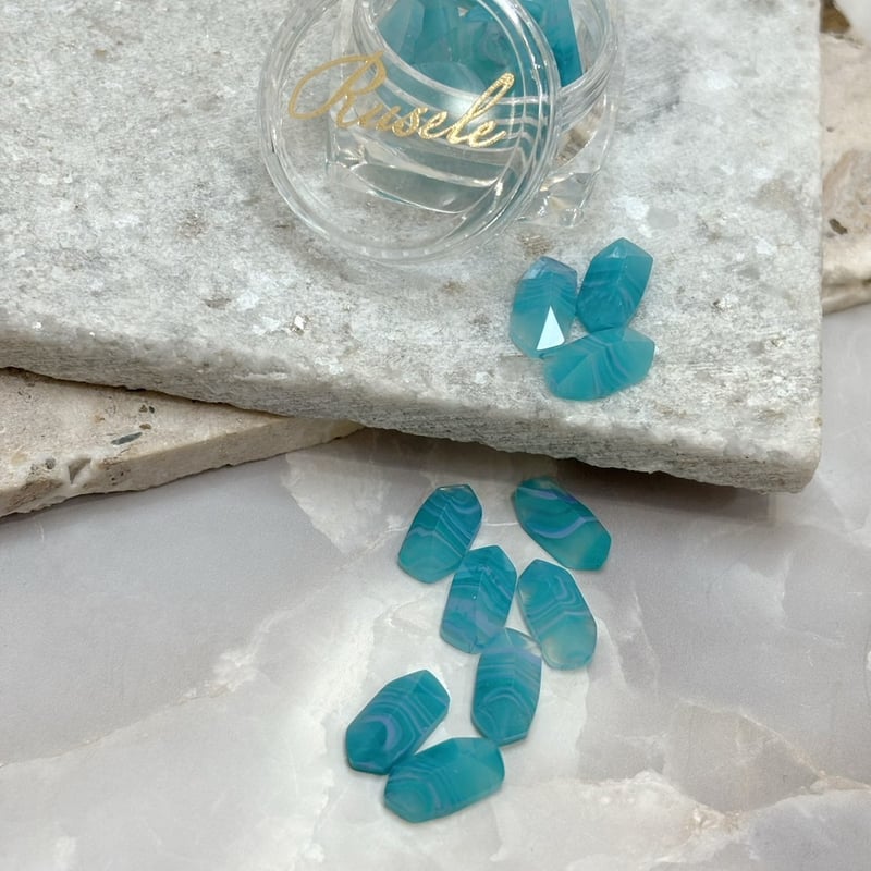 Clear stone -blue- | Rusele