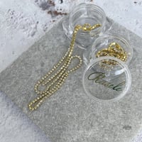 Gold Crystal bijou chain