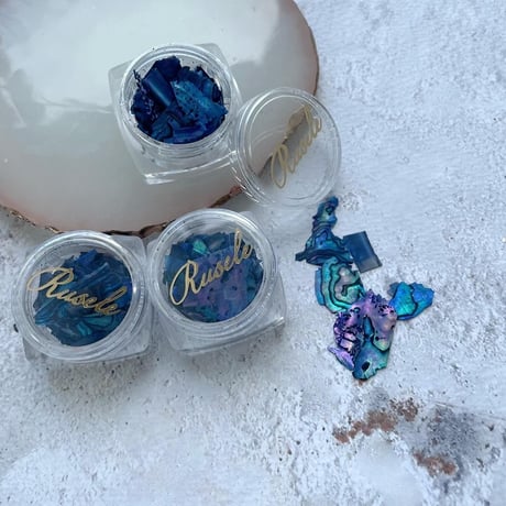 Abalone shell -blue-