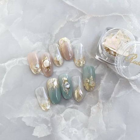 Milky color  shell -cream-