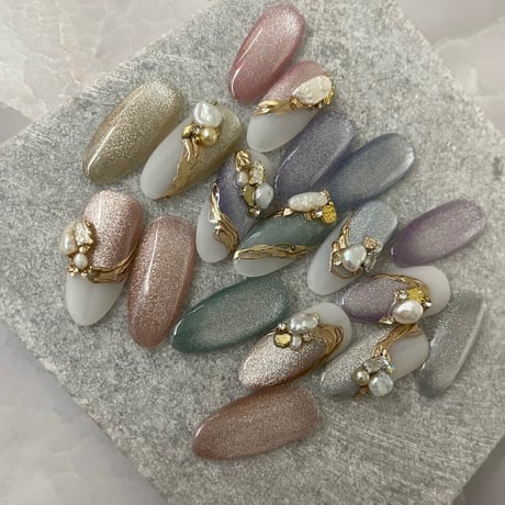 Sparkly Magnet -mustard-
