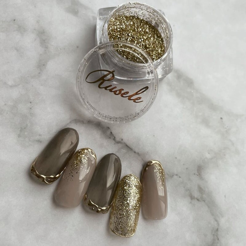 Glitter-gold- | Rusele