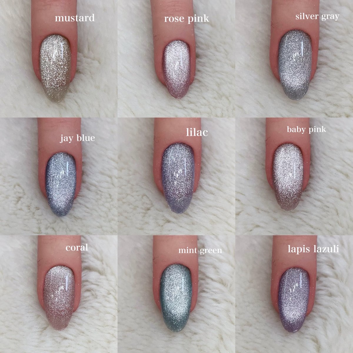 Sparkly Magnet -baby pink- | Rusele