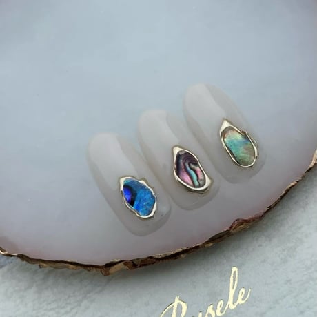 Abalone shell -blue-