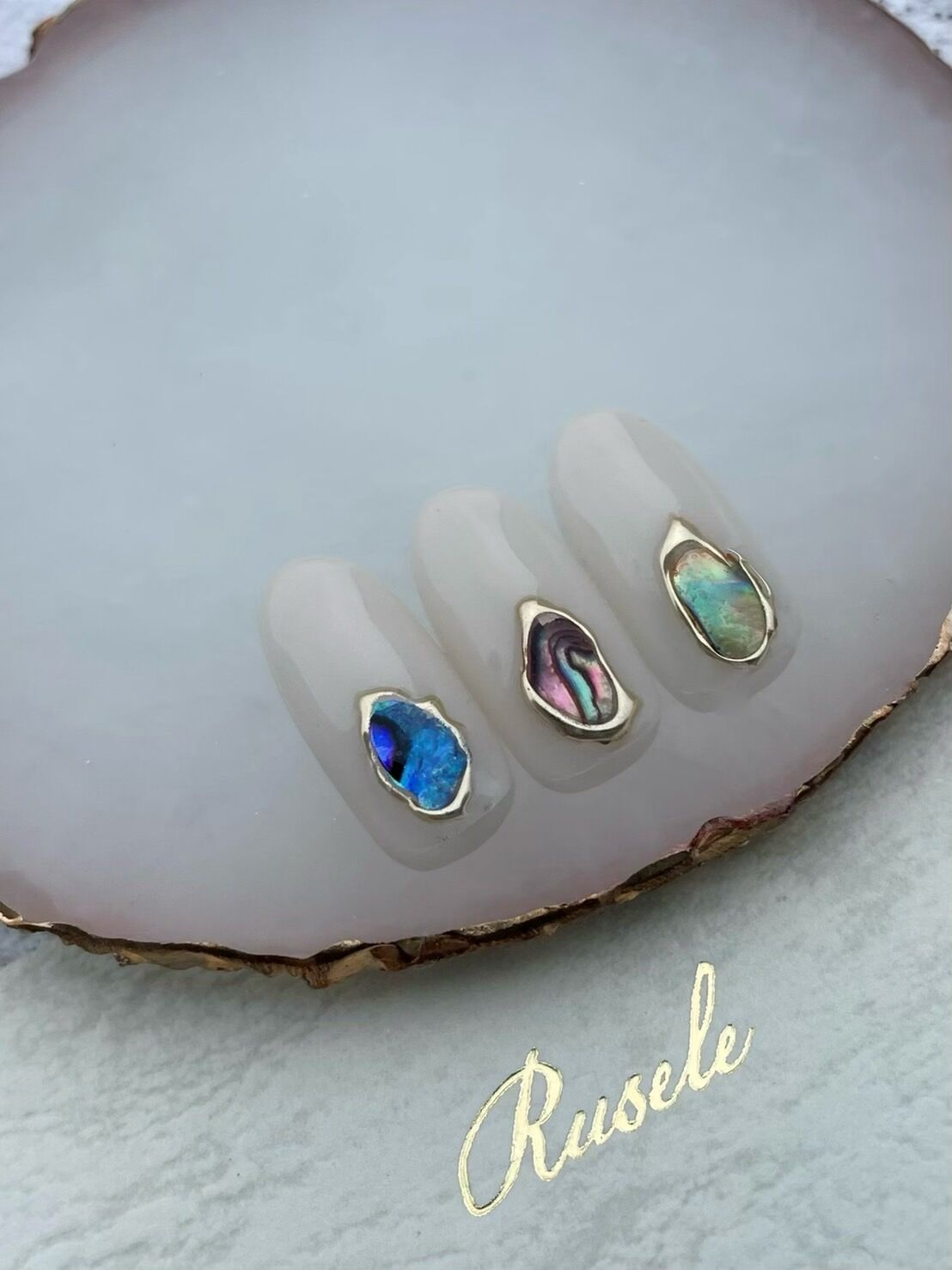 Abalone shell -blue- | Rusele