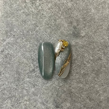Sparkly Magnet -mint green-