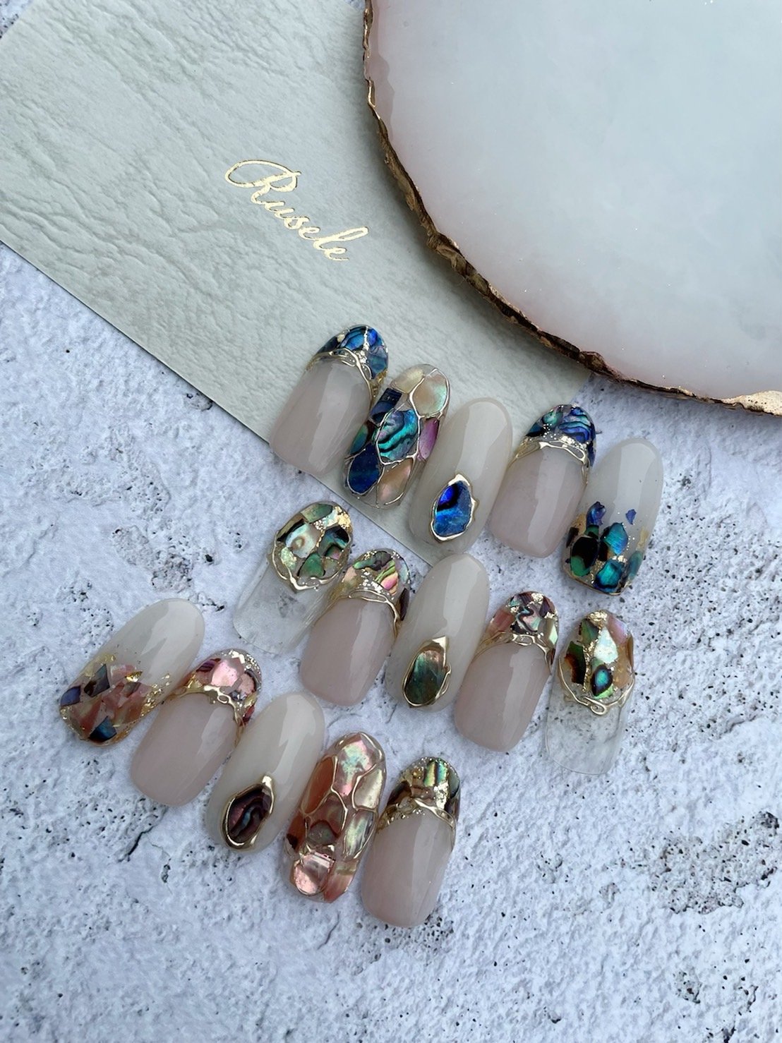 Abalone shell -blue- | Rusele