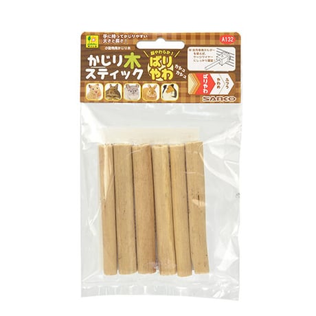 かじり木スティック　ばりやわ