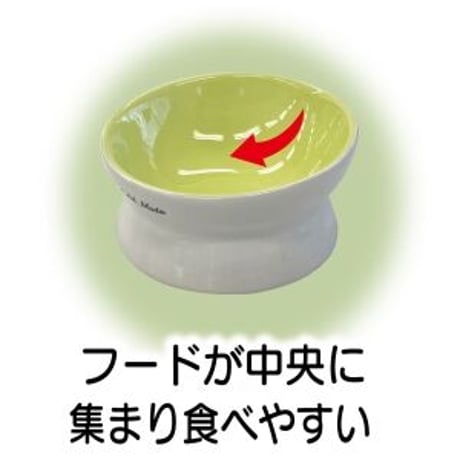 食べやすい脚付き陶器製ラビットディッシュ