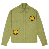 JX Tweed Shirts Jacket Olive Green