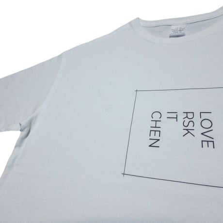 BIG SILHOUETTE  "BOX LOGO TEE" (WHITE)