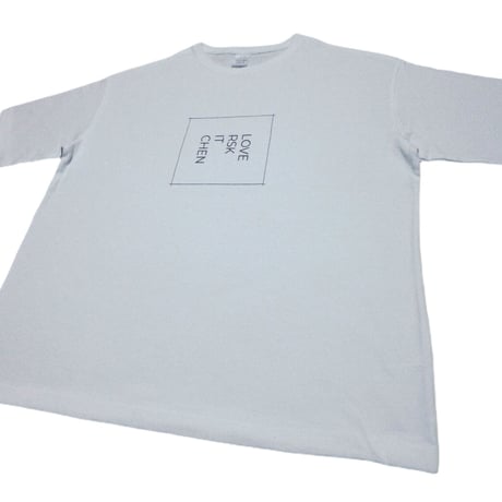 BIG SILHOUETTE  "BOX LOGO TEE" (WHITE)