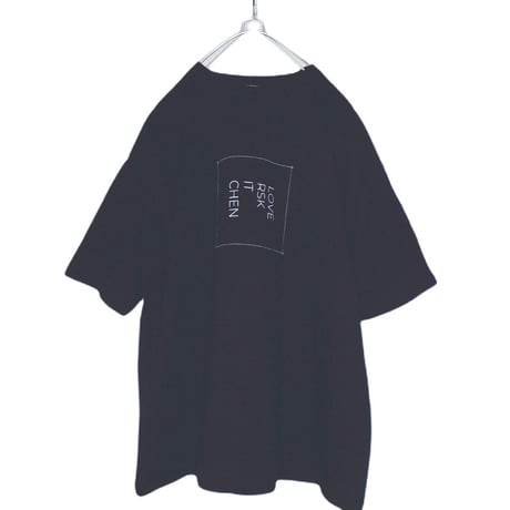 BIG SILHOUETTE "BOX LOGO TEE"  (BLACK)