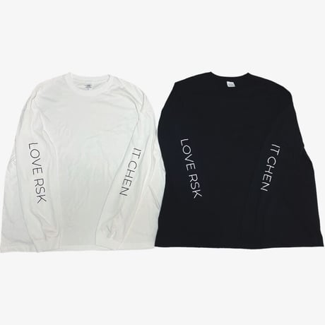 BIG SILHOUETTE LONG SLEEVE TEE（WHITE）