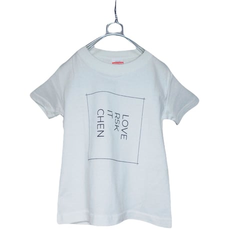KIDS "BOX LOGO TEE"  (VANILLA )