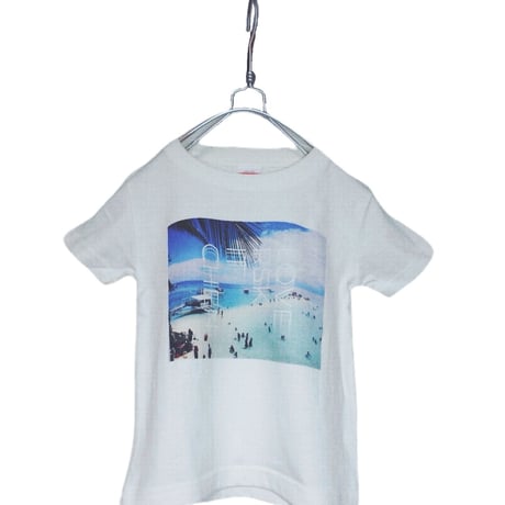 KIDS " LOVE ISLAND TEE " (VANILLA )
