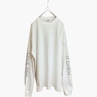 BIG SILHOUETTE LONG SLEEVE TEE（WHITE）