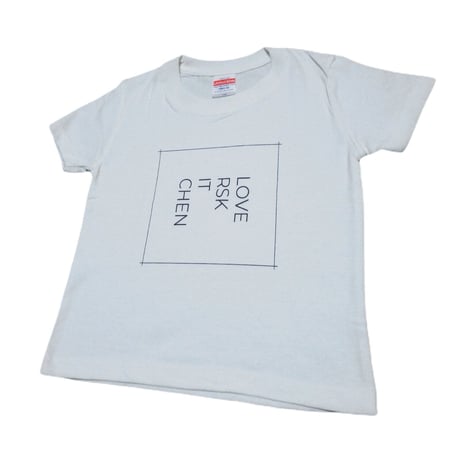 KIDS "BOX LOGO TEE"  (VANILLA )