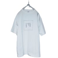 BIG SILHOUETTE  "BOX LOGO TEE" (WHITE)