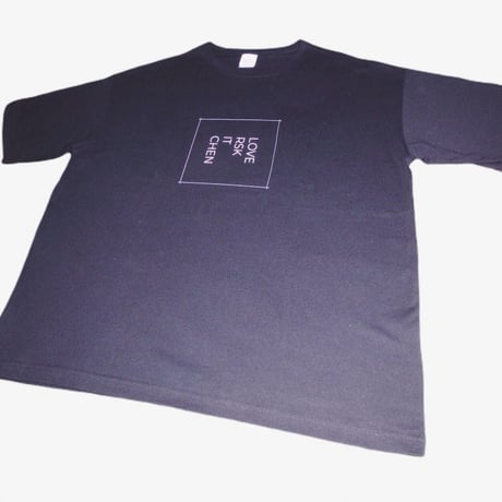 BIG SILHOUETTE "BOX LOGO TEE"  (BLACK)