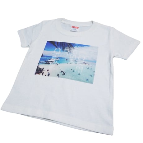 KIDS " LOVE ISLAND TEE " (VANILLA )