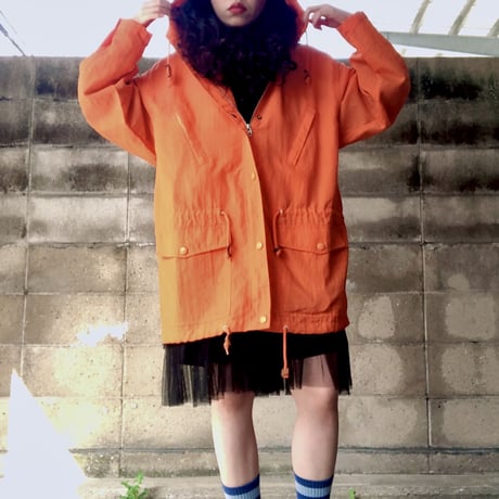 90s GAP nylon jacket orange