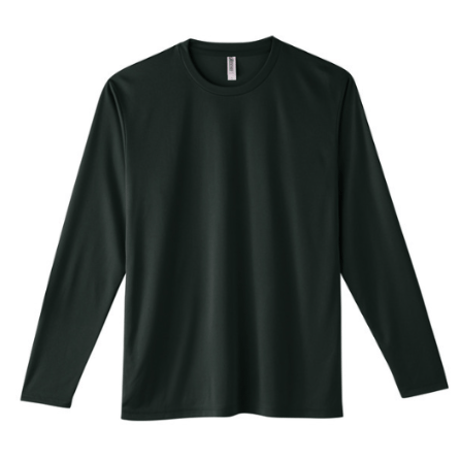 シリカブラック練り込み加工（遠赤外線放射） ラク軽長袖Tシャツアクティブ