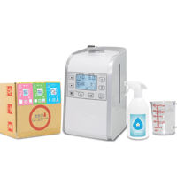 さまざまなウイルス対策に！！『超音波噴霧器＆次亜塩素酸水溶液 5ℓスターターキットセット』星光技研製
