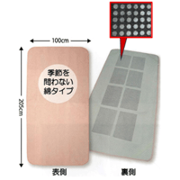 シリカブラック練り込み加工×敷パッド『ラク軽ぐっすり敷パッド』シリーズ