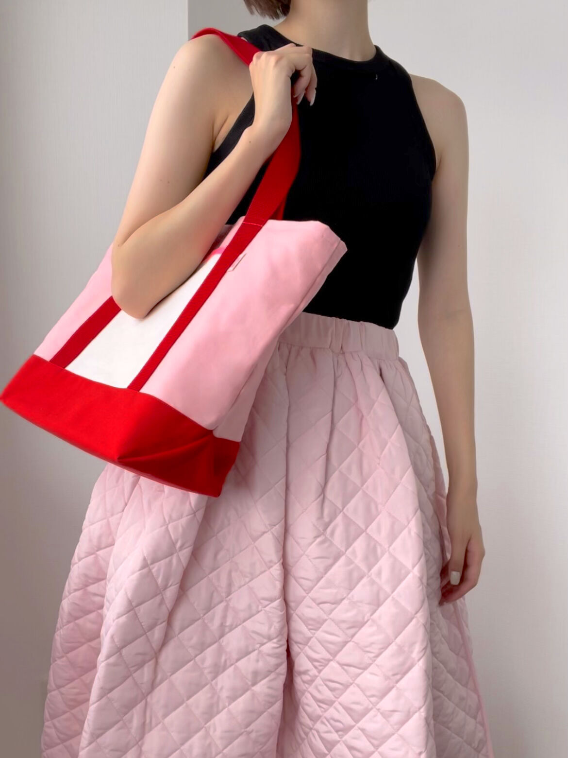 Pink tote bag canvas 2025