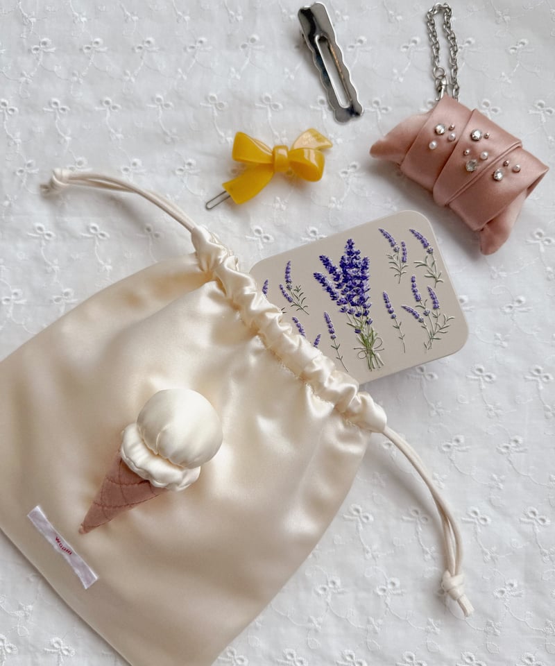ice pouch / Ivory 【6月上旬頃のお届け】 | WOORI