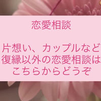 恋愛相談（片想い、カップルなど）、恋愛以外の人間関係についての相談（親子関係、職場の部下・上司、友達など）