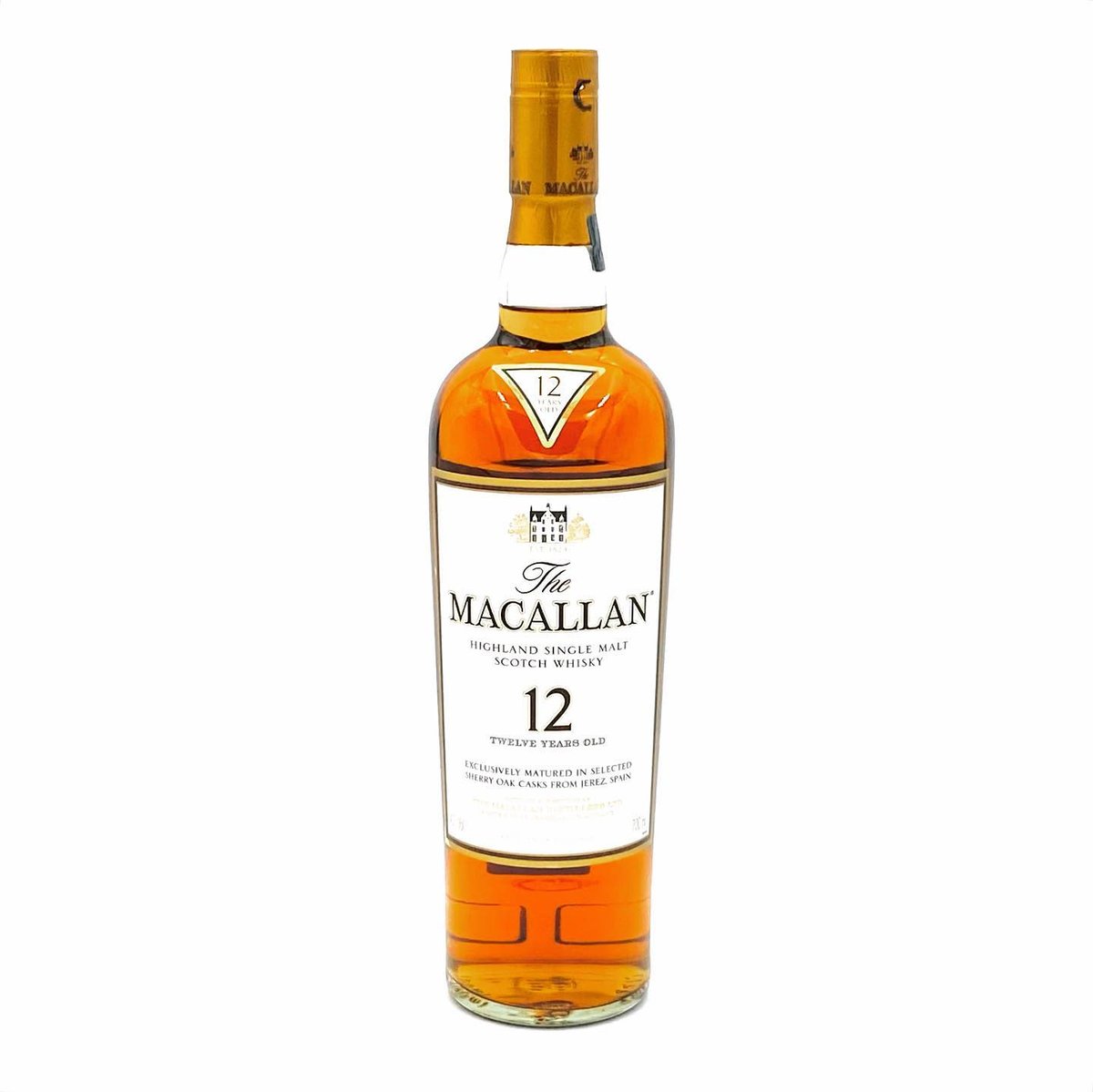 アルコール40%MACLLAN マッカラン12年 シェリーオーク　旧ラベル　ウイスキー